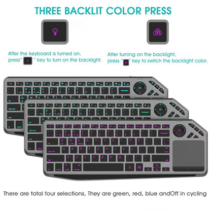 7-Color Backlit Touchpad Keyboard