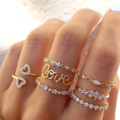 ring set, ring women, ring set for women, butterfly ring, crystal ring, star ring, moon ring, heart rings, cross ring, moon star ring, ladies ring, moon and star ring, gold ring set, women's butterfly ring
