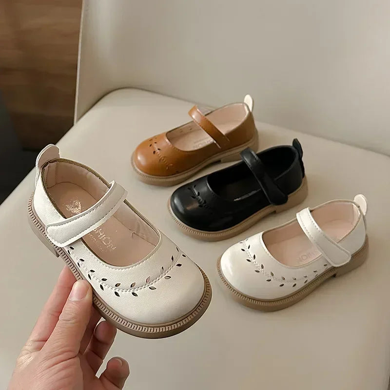 Baby Girls PU Leather Breathable Shoes