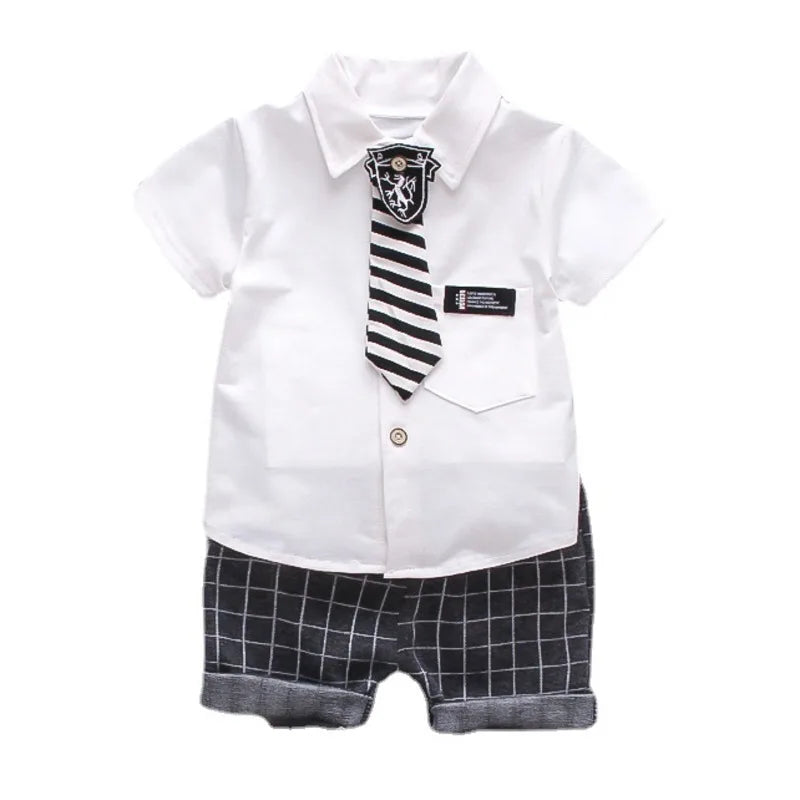 Children's Summer Clothes White Shirt