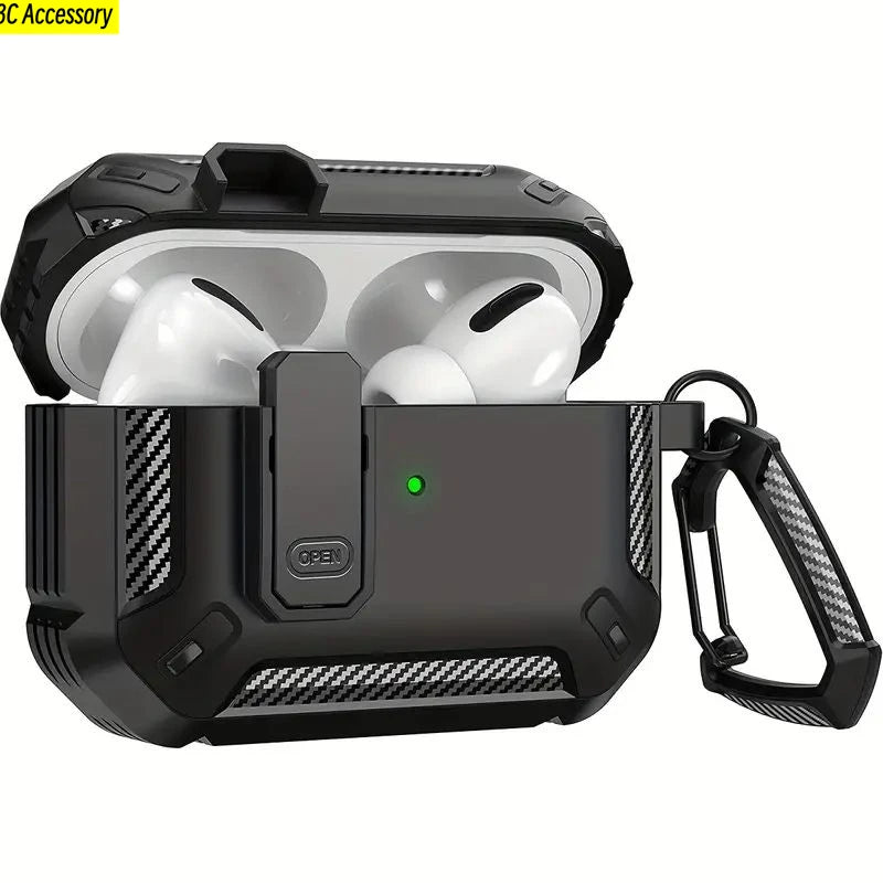 Étui de sécurité pour AirPods avec verrouillage de camouflage