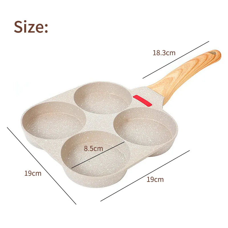 4-Hole Non-Stick Breakfast Pan