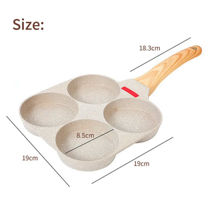 4-Hole Non-Stick Breakfast Pan