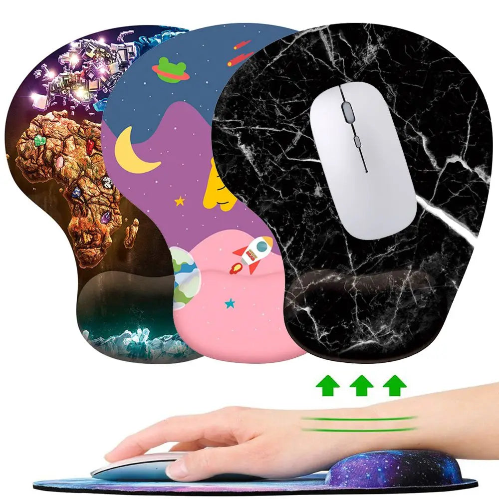 mouse pad, mouse pad with wrist rest, ergonomic mouse pad, wrist support mouse pad , gaming mouse pad, wrist mouse pad, computer mouse pad, desktop mouse pad, desk mouse pad, silicone mouse pad