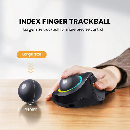 ProtoArc Wireless Index Finger Trackball Mouse