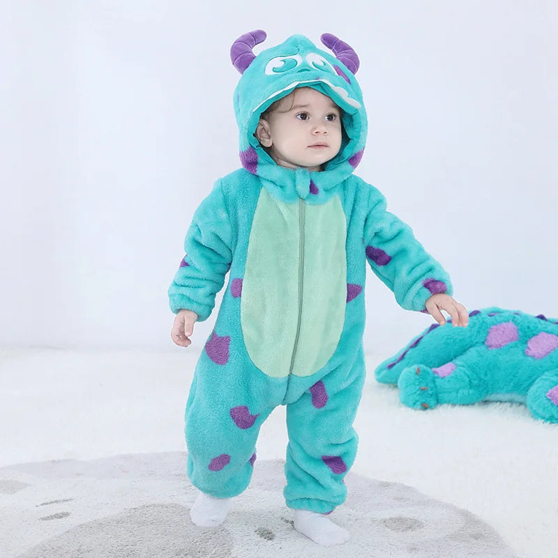 Baby Sully Blauer Onesie - Cartoon Kostüm