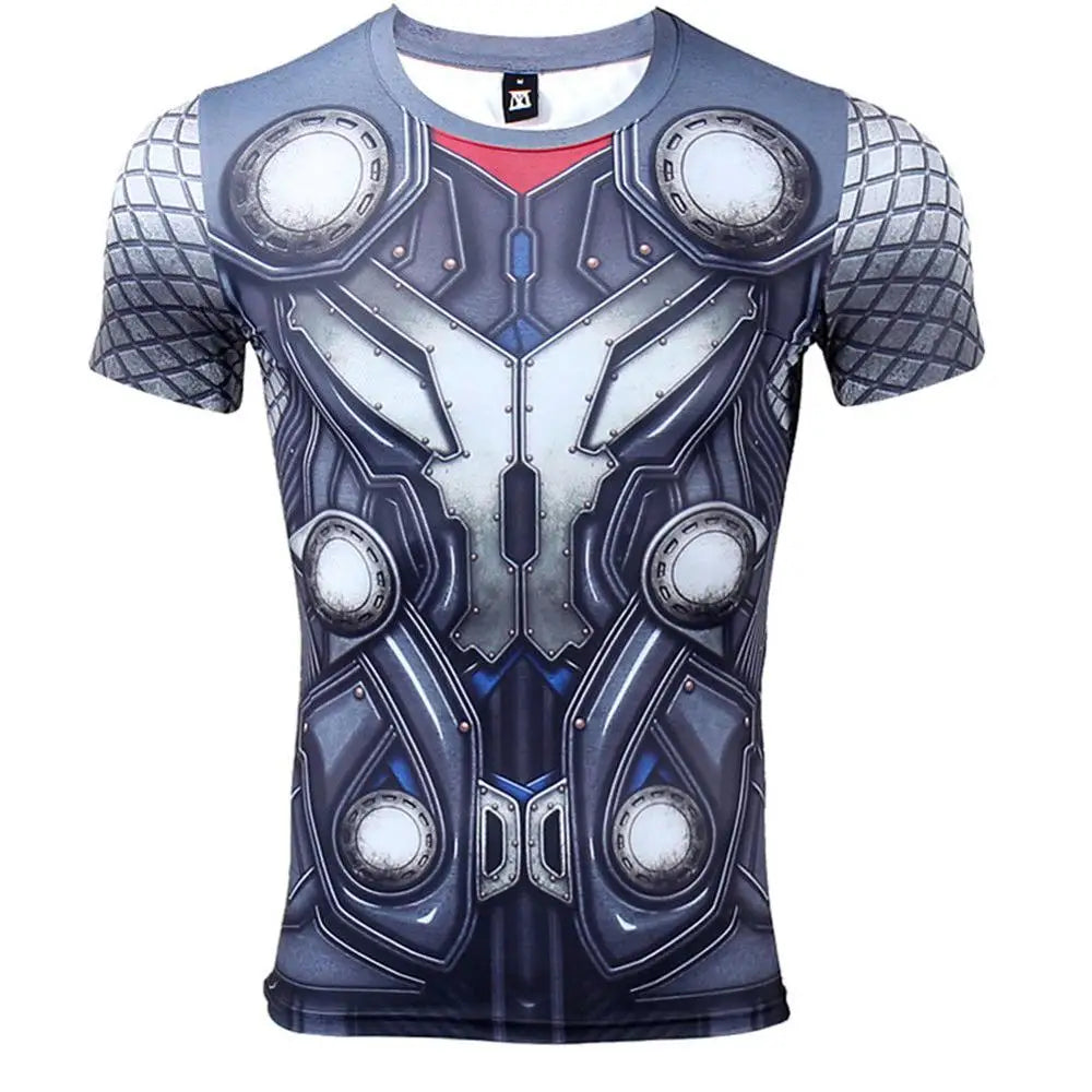 Men's 3D Hip Hop O-Neck Oversized Tee