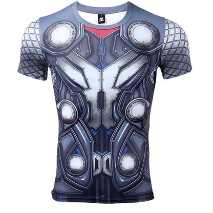 Men's 3D Hip Hop O-Neck Oversized Tee