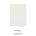 50 Sheets white