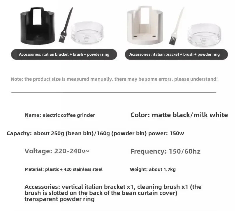 Elektrische Kaffeemühle mit Kegelmahlwerk