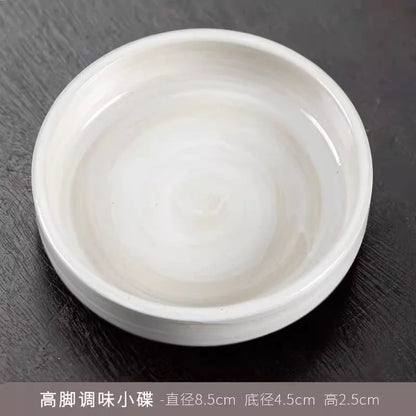 Service de table rond 12 pièces en grès