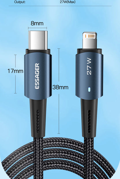 20W Fast Charging C Cable for iPhone 14-11 Pro Max