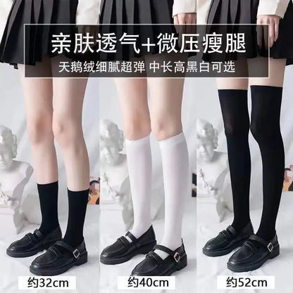 Women's Knee-High Lolita Socks - Cute & Breathable