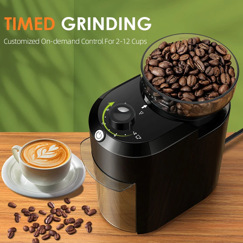 Electric Conical Burr Coffee Grinder