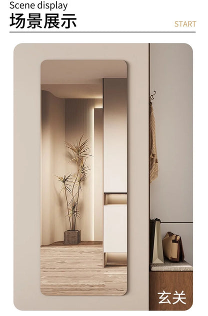 Weicher Spiegel-Wandaufkleber – Ganzkörperspiegel für den Haushalt