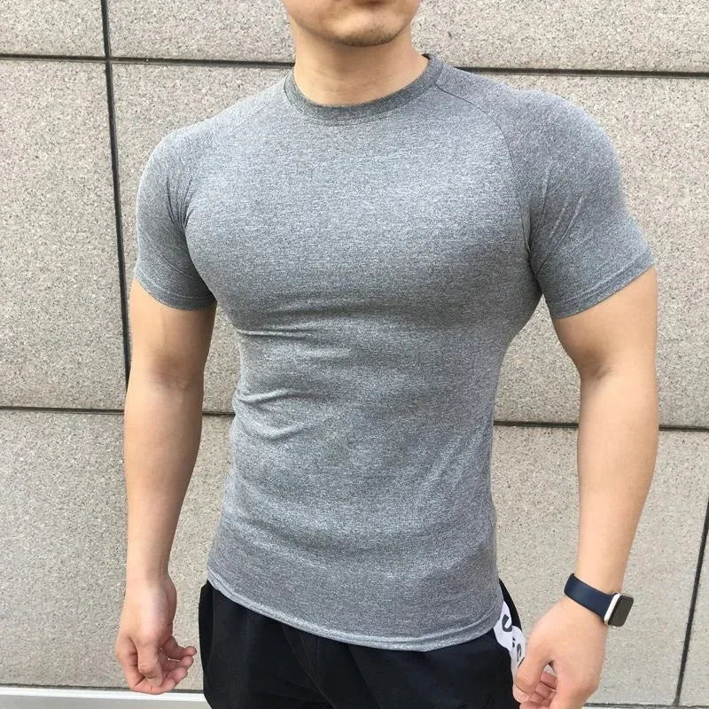men workout t-shirt, quick dry sports top, men's gym shirt, breathable workout tee, athletic t-shirt for men, men's running shirt, fitness sports top, men's training t-shirt, quick dry gym wear, activewear t-shirt for men