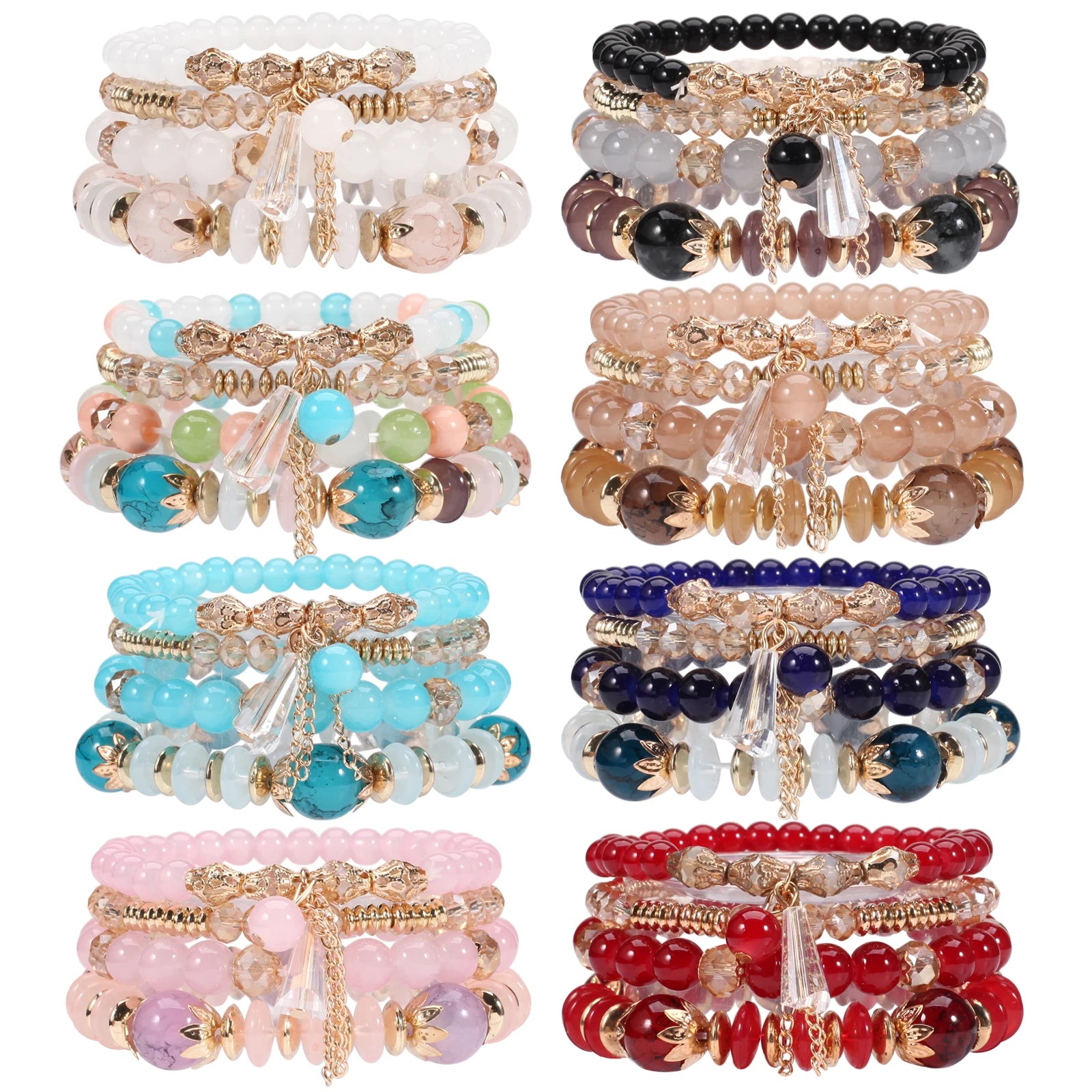 Stackable Bead Bracelets