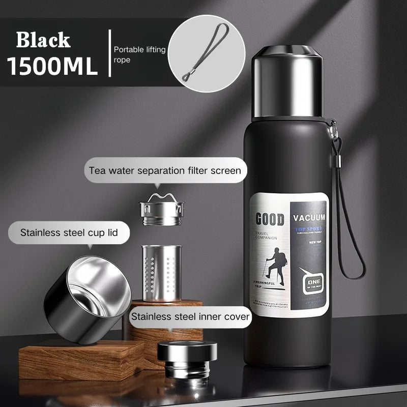 Cold Thermal, Insulated Water Bottle,  Travel Mug, Flask Pot, Stainless Steel Water Bottle