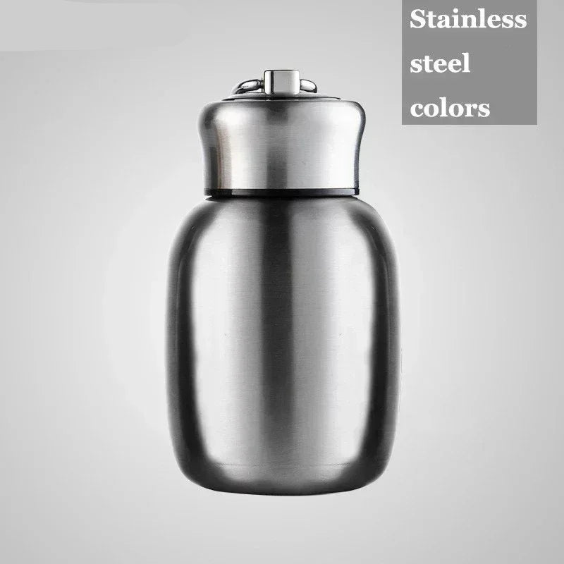 Stainless Steel Travel Water Bottle - Mini Coffee Vacuum Flask