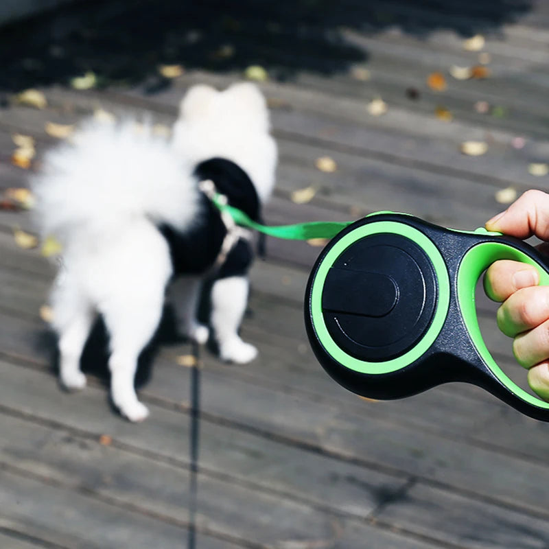 durable retractable dog leash, retractable dog leash for training, outdoor dog training leash, strong retractable pet leash, heavy duty dog leash, retractable leash for large dogs, long retractable dog leash, pet leash for outdoor walks, adjustable retractable dog leash, tangle free retractable leash