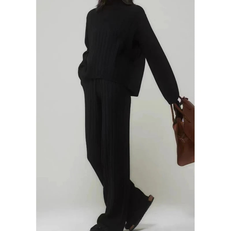 Turtleneck Sweater Set