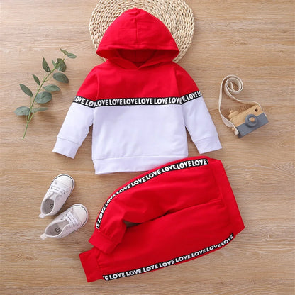 Cute Baby Spring/Autumn Sports Suit with Hat