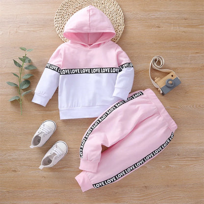 Cute Baby Spring/Autumn Sports Suit with Hat