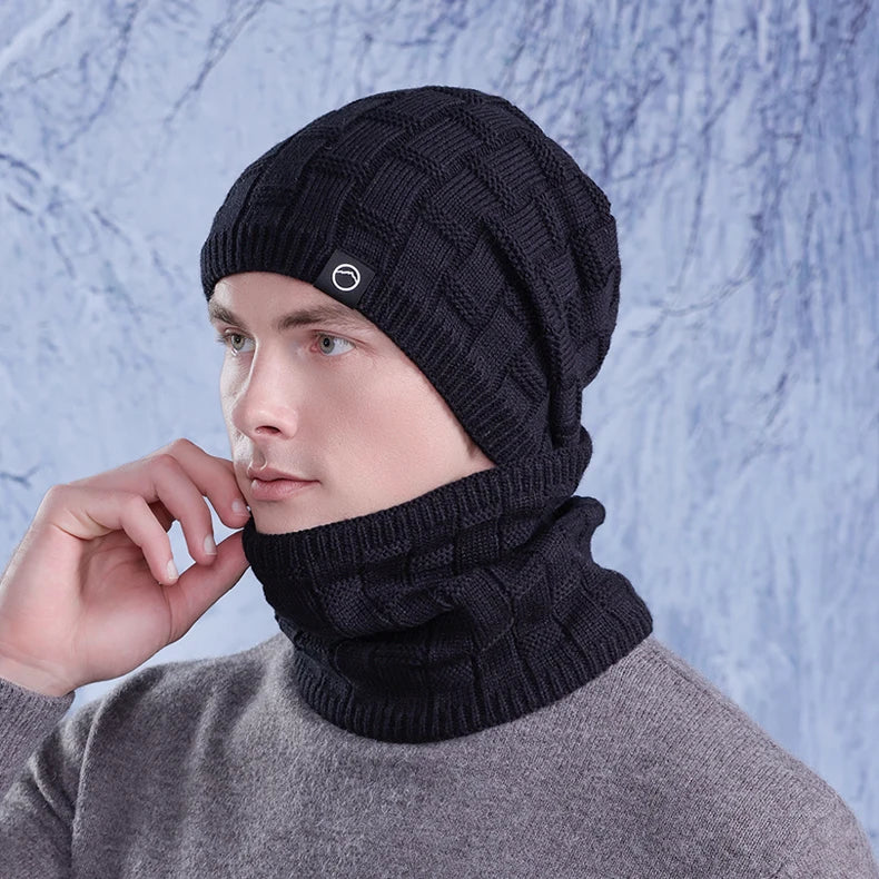 unisex thermal fleece knitted balaclava, wool neck warmer scarf cap, thermal fleece balaclava mask, unisex winter face cover, knitted wool balaclava cap, thermal neck warmer for men and women, unisex fleece scarf cap, warm knitted winter balaclava, wool thermal face mask, unisex outdoor winter neck warmer