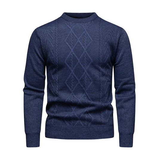 Versatile Men's Knit Pullover Sweater