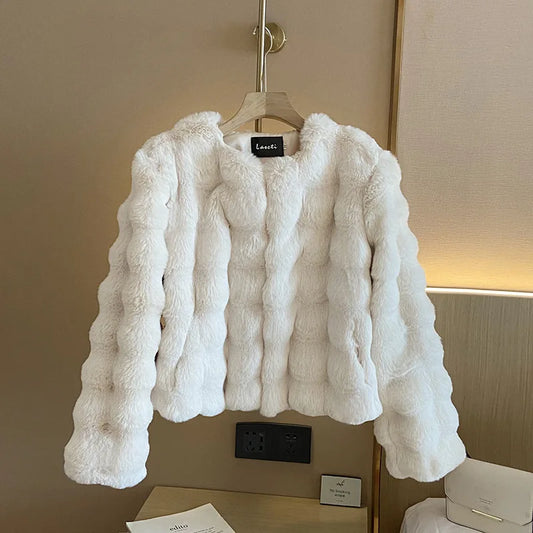 ﻿fur coat, fur coat women, short fur coat, coat women, collarless coat, jacket women, coat short, womens short coat, fur jacket women