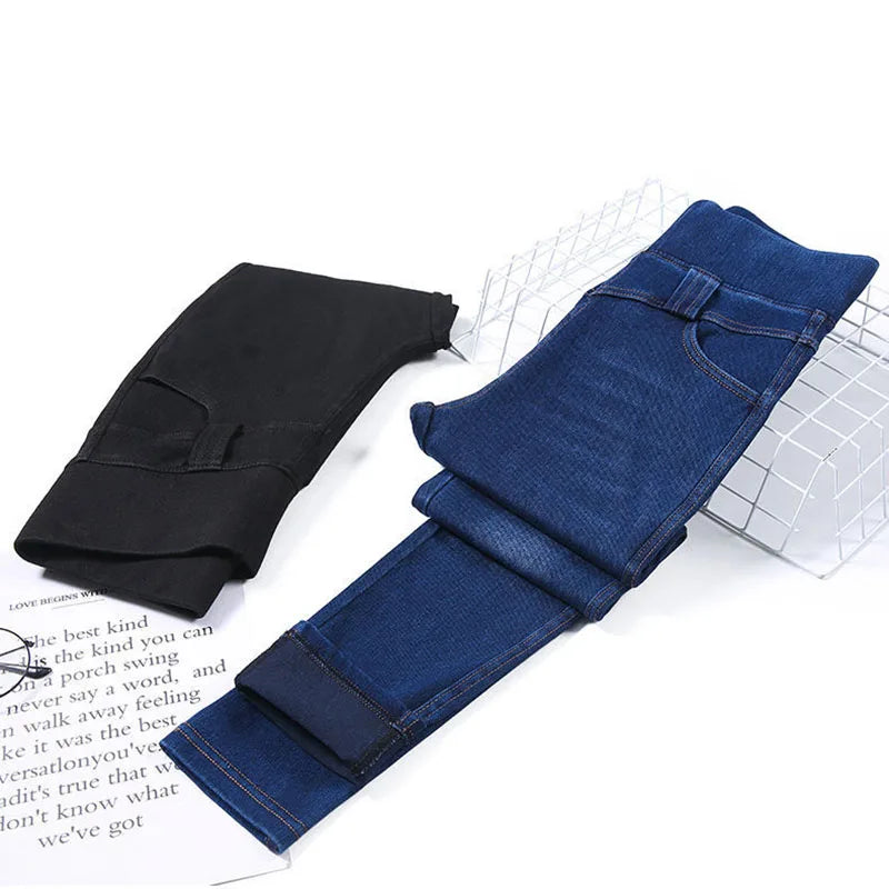 women's high elastic mom jeans, high stretch mom jeans for women, women's comfortable mom jeans, elastic waist mom jeans, trendy mom jeans for women, stylish high rise mom jeans, casual women's elastic jeans, fashionable mom fit jeans, stretchy women's mom jeans, high elastic denim pants for women