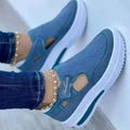 Blue women shoes