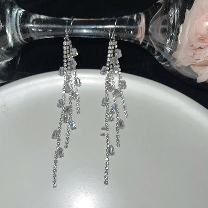 Boucles d'oreilles diamant vent froid