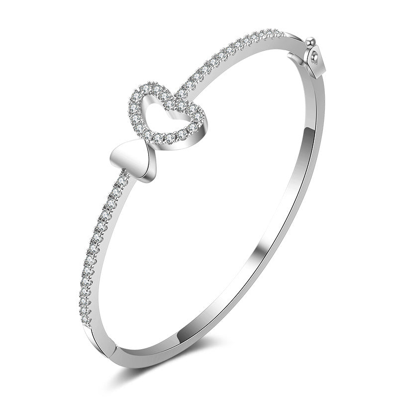 Heart-Shaped Couples Bracelets Set