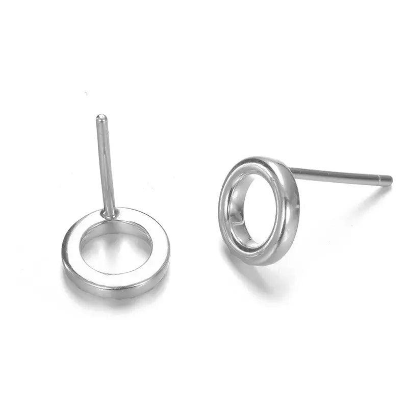 Chic Geometric Stainless Earrings