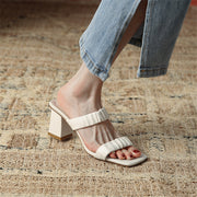 Square Toe Summer Sandals For Women