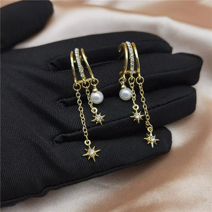 Korean Women's Chic Tassel Earrings