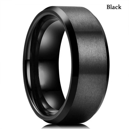 wedding band, band rings, wedding band rings, stainless steel rings, stainless steel wedding band, unisex rings, stainless steel wedding rings, mens band rings, matte wedding band