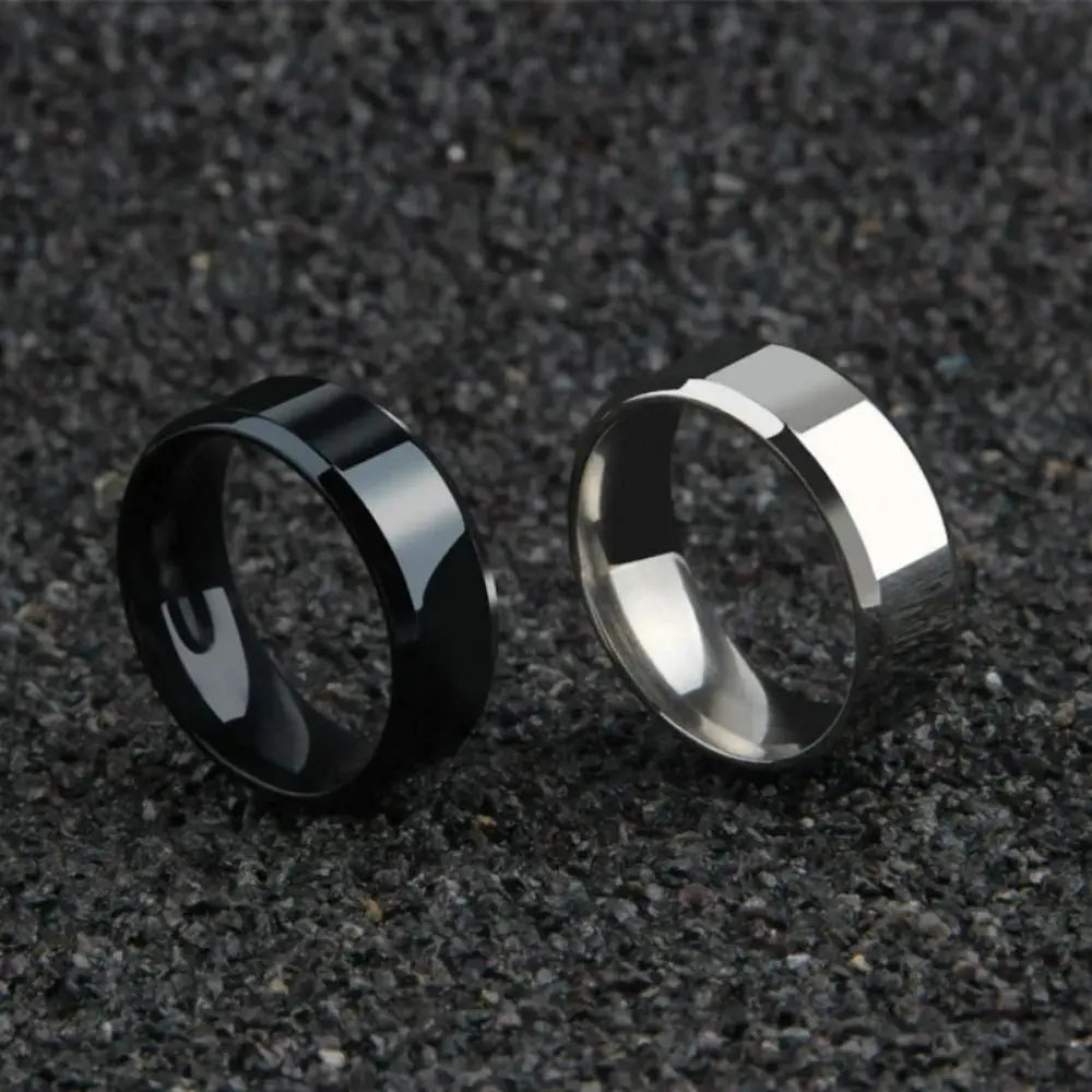 stainless steel rings, unisex rings, ,black rings, steel rings, stainless rings, metal rings, black stainless steel ring, matte black ring, mens rings