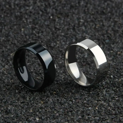 stainless steel rings, unisex rings, ,black rings, steel rings, stainless rings, metal rings, black stainless steel ring, matte black ring, mens rings