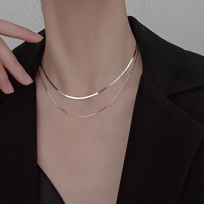 necklace chain, box chain, box chain necklace, necklace silver, 925 silver necklace, snake necklace, silver box chain, silver necklace chain, chain silver, snake chain, double chain necklace, 925 necklace, silver snake chain, 925 chain