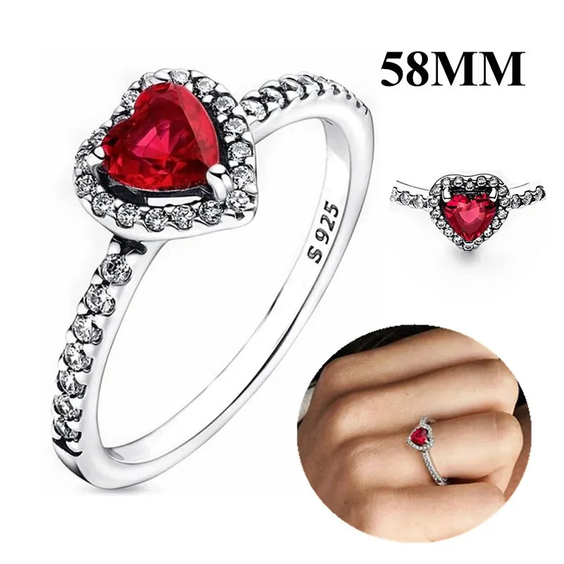 ring women, bracelet women, bracelet charm, red bracelet, bracelet ring, charm ring, heart bracelet, red heart ring, 925 silver ring, sterling ring, 925 ring, red ring
