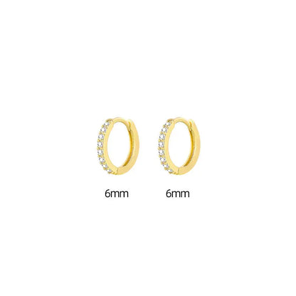 Zircon Gang Drill Earrings - Chic Style