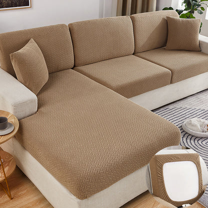 Solid Color Stretch Sofa Cover