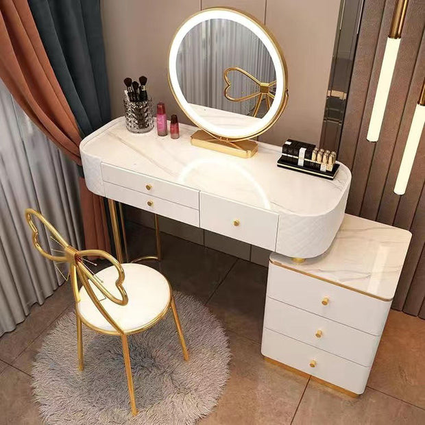 Sleek Bedroom Dresser & Chair Set