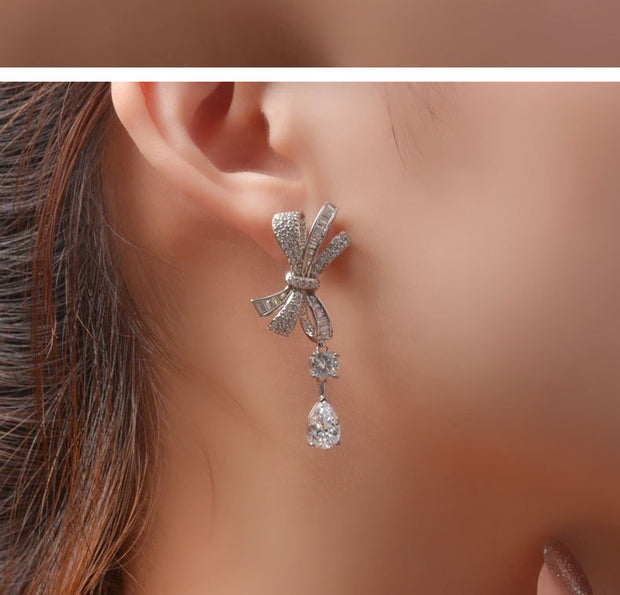 Exquisite Zirconium Stone Earrings