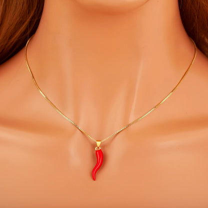 charm necklace, women's necklace, pendant necklace, women's pendant necklace, jewelry necklace, pendant charm, charm jewelry, pendant chain, women's charm necklace, chili necklace
