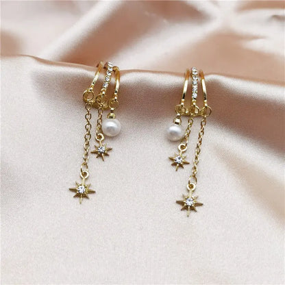 Korean Women's Chic Tassel Earrings