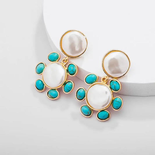 Women Turquoise Popular Earrings