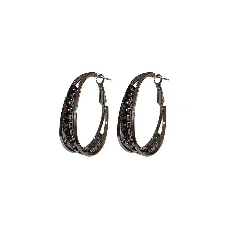 925 Silver Hoop Earrings - High-Grade Glam